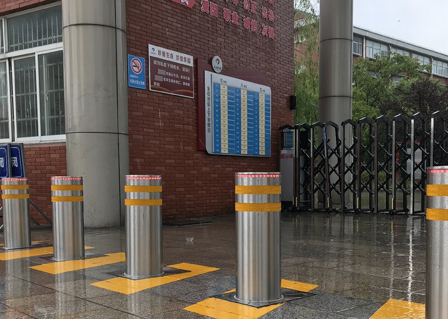 海鹽縣學校防撞柱案例