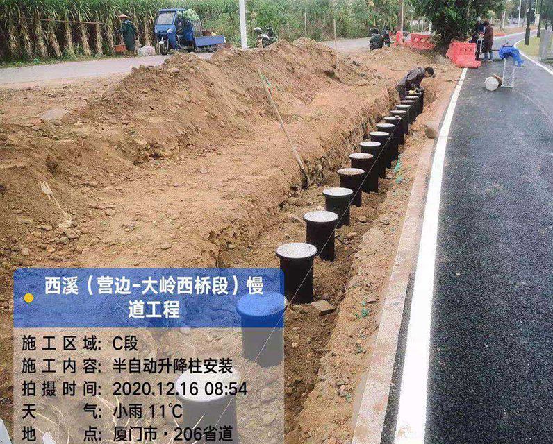 西溪營(yíng)邊路段